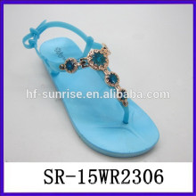 Roman fashion PVC womens sandals flat sandals women ladies flat sandals